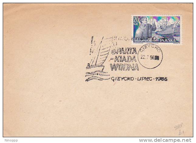 Poland 1956 Yachting Souvenir Cover - Other & Unclassified