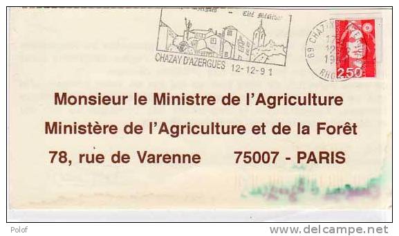 Carte Petition Au Ministre De L' Agriculture   (23749) - Events