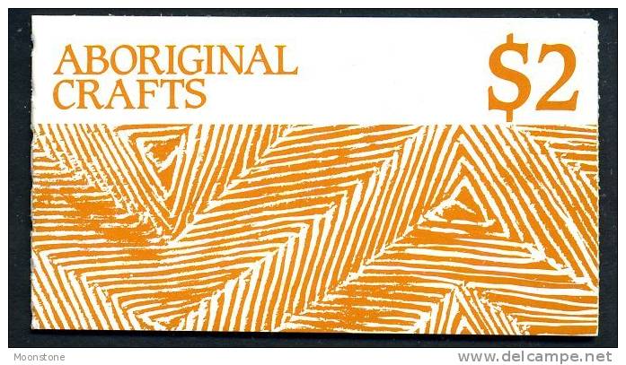 Australia 1987 QEII Aboriginal Crafts $2 Booklet Complete, MNH - Carnets