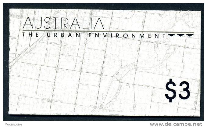 Australia 1989 QEII Urban Environment $3 Booklet Complete, MNH - Booklets