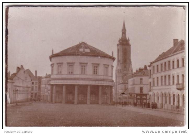 PHOTO ALLEMANDE    TOURNAI PLACE DU THEATRE  14/18 - Tournai