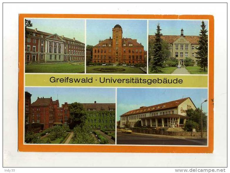 - ALLEMAGNE MECKLEMBOURG-POMERANIE OCCIDENTALE . GREIFSWALD  . VUES MULTIPLES - Greifswald