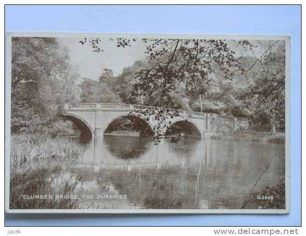 Dukeries Clumber Bridges Old Postcard - Sonstige & Ohne Zuordnung