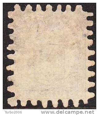 FINLAND : 1866 Wappen In Finnischen Währung Durchstich B 10 Pen Schwarz Michel 7 B X - Used Stamps