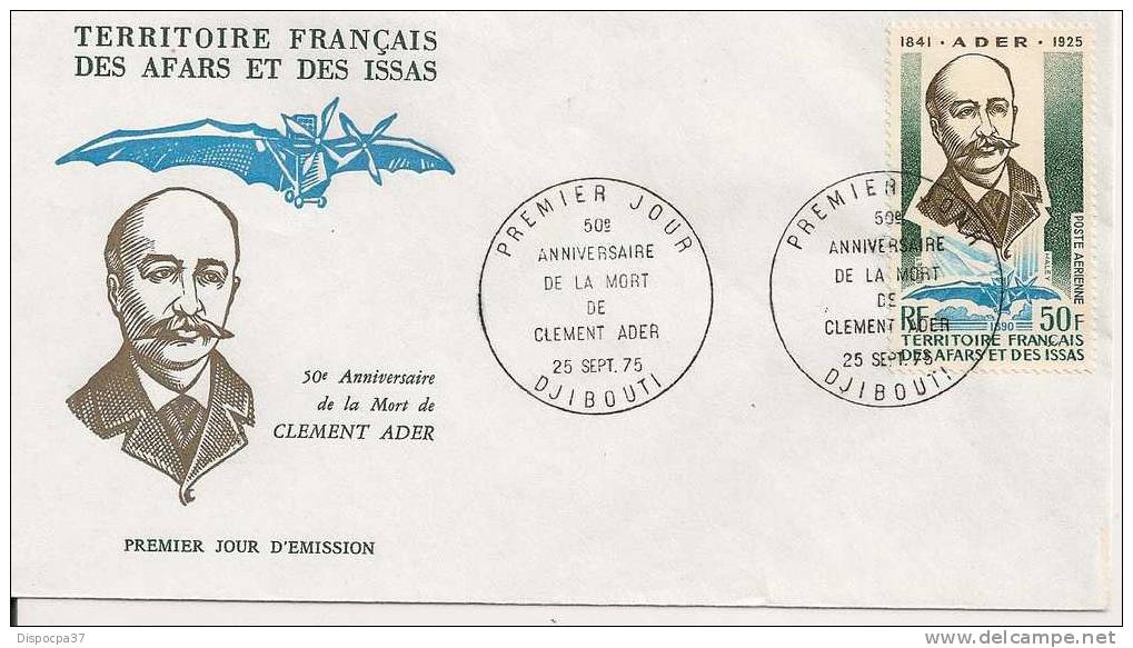 F.D.C - AFARS ET ISSAS / 25 SEPTEMBRE 1975  DJIBOUTI - Other & Unclassified