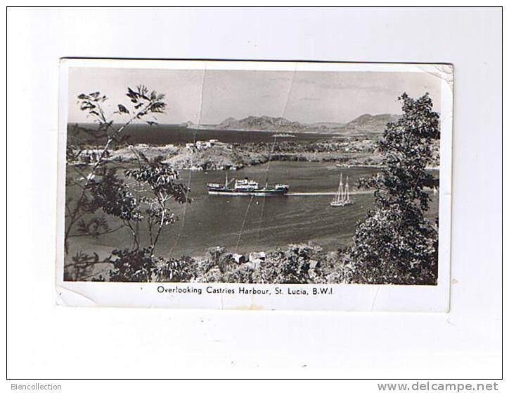 St Lucia.overlooking Castries Harbour - Sainte-Lucie