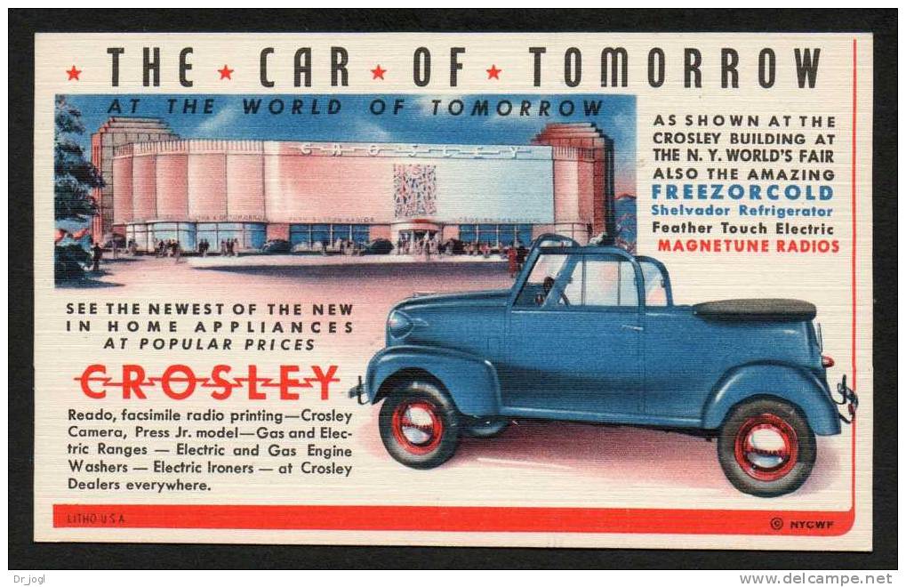 AM1) 1939 Crosley At New York World's Fair - PKW