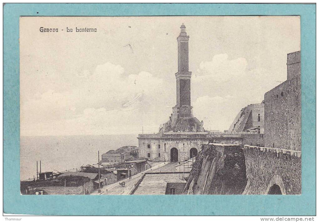 GENOVA  -  La  Lanterna   -  1913  -  BELLE CARTE  - - Genova (Genoa)