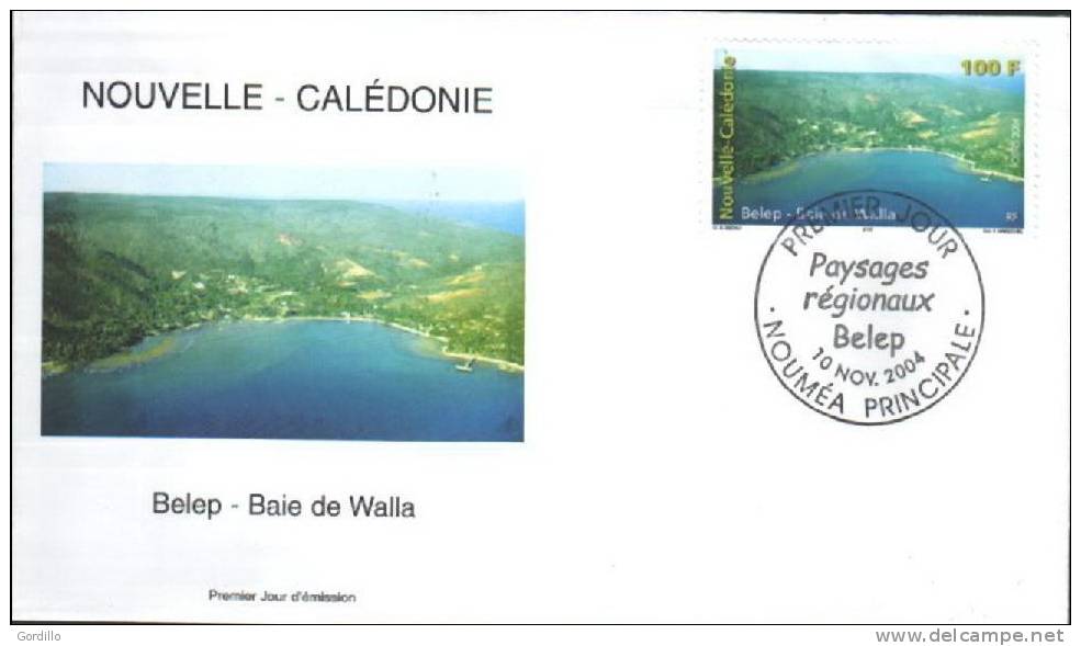 FDC  Nouvelle Calédonie N°  934 Paysages Régionaux Belep 10 11 2004. - Other & Unclassified