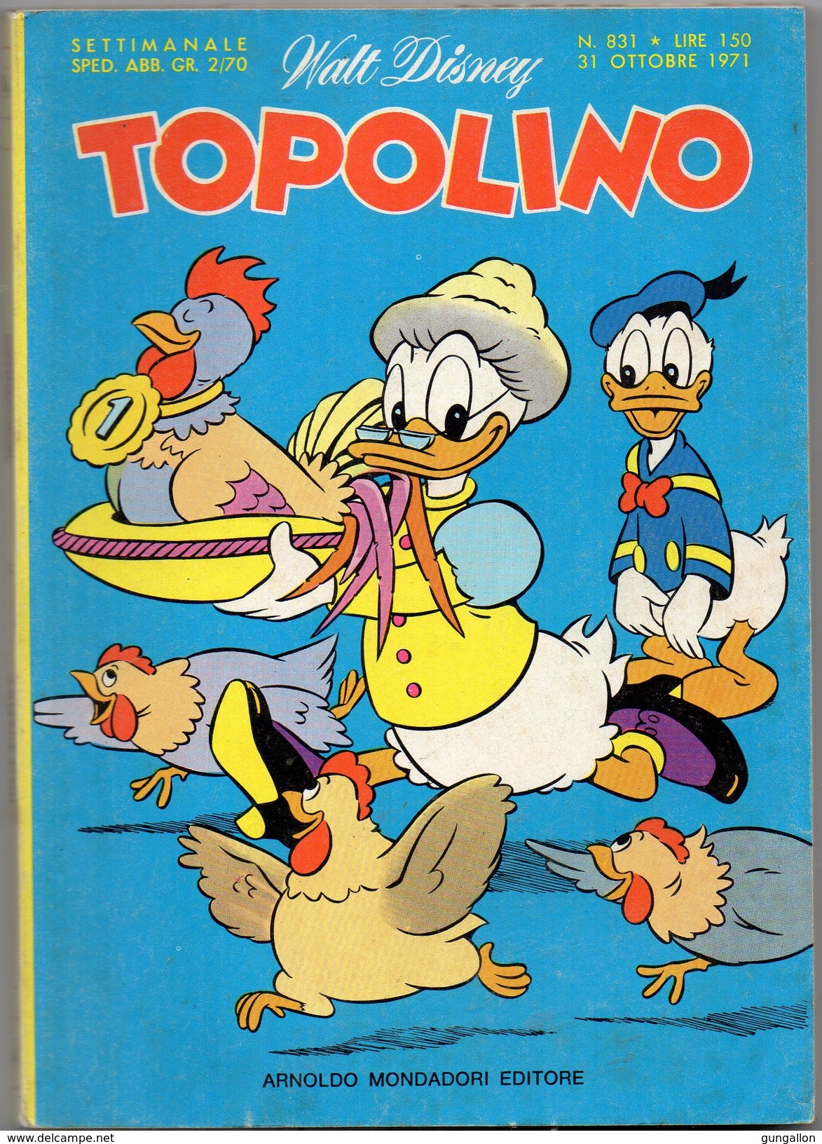 Topolino (Mondadori 1971) N. 831 - Disney