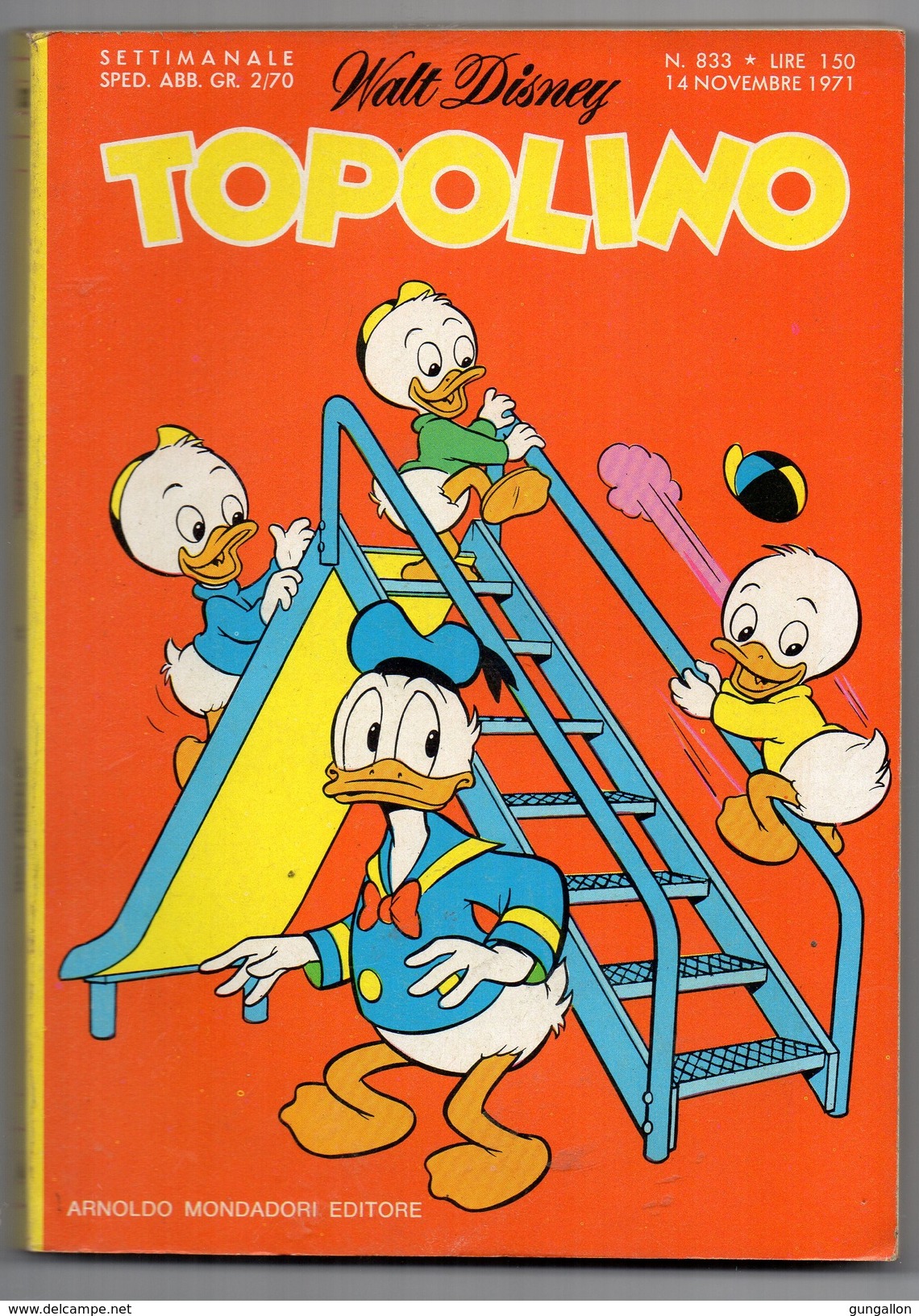 Topolino (Mondadori 1971) N. 833 - Disney