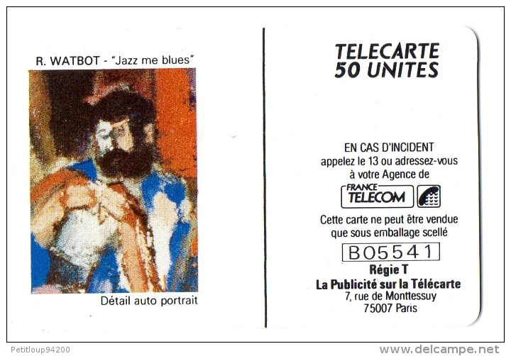 TELECARTE  JAZZ ME BLUES  (D349) - Privées