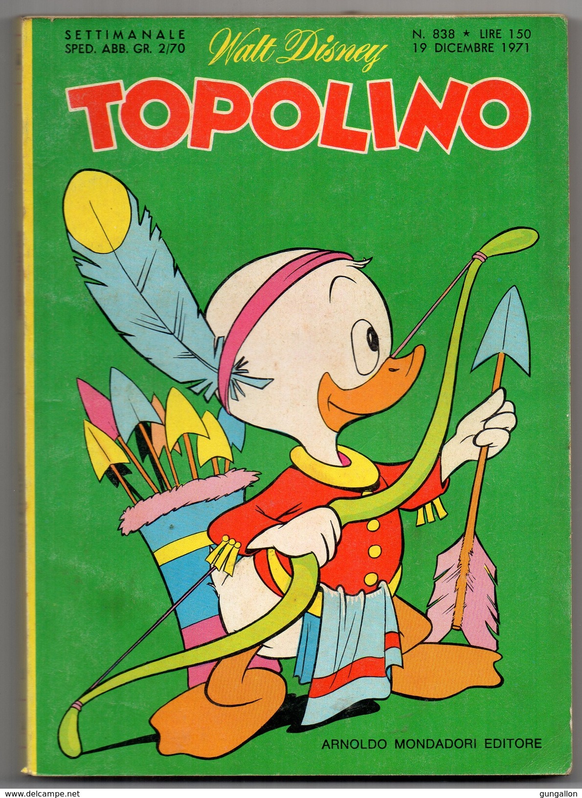 Topolino (Mondadori 1971) N. 838 - Disney