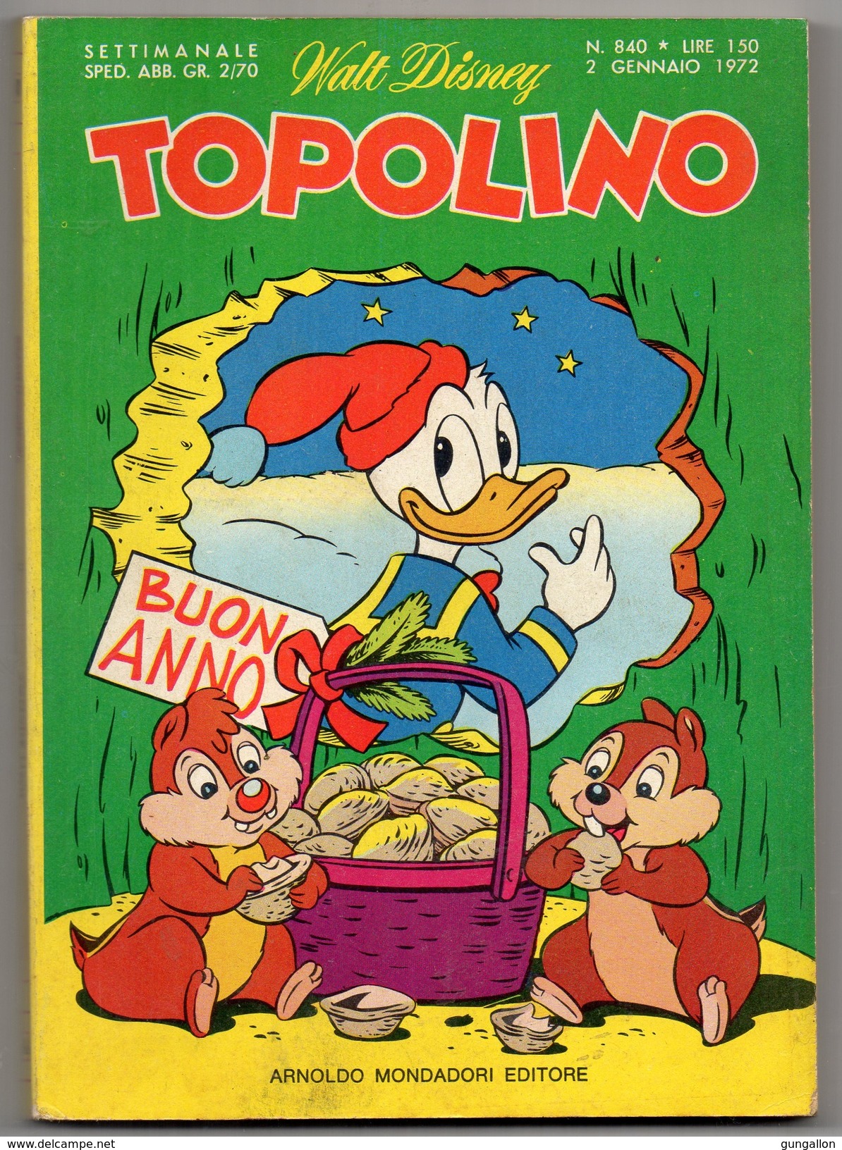 Topolino (Mondadori 1972) N. 840 - Disney