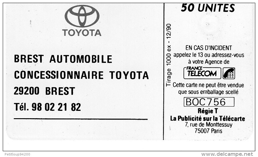 TELECARTE  TOYAUTA  CELICA  (D500) - Phonecards: Private Use