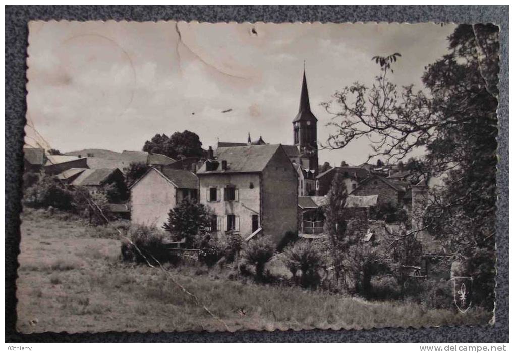 CPSM 63 - MANZAT - VUE GENERALE - Voyagee - Un Trou D´epingle - - Manzat