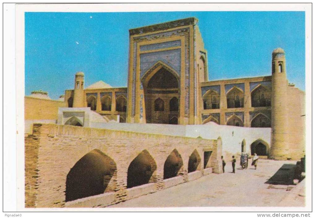 Cp , OUZBEKISTAN , KHIVA , La Médersa Allakouli-Khan , Portique - Uzbekistan