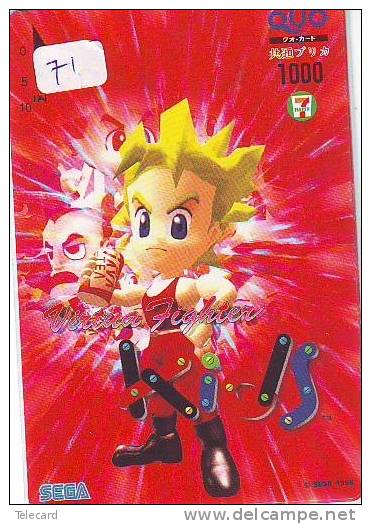 Carte Japon Jeu Video - (71) SEGA - Game Card Japan - Spiel Karte Japan - CINEMA - Juegos