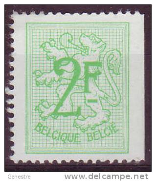 Belgique - 1972 - COB 1657a ** (MNH) - ND à Droite - 1951-1975 Heraldieke Leeuw