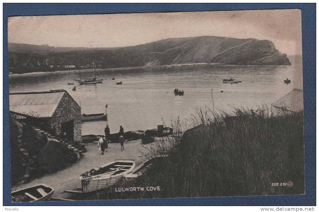 DORSET - CP LULWORTH COVE - 200.291 - PUBLISHED BY H.J. CHAFFEY POST OFFICE WEST LULWORTH - ANIMATION - Andere & Zonder Classificatie
