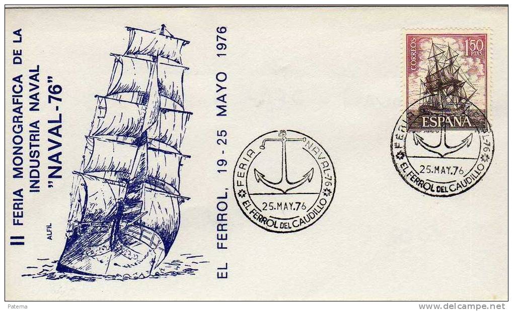 L- 1621,  El FERROL 1976, NAVAL, Barco, Bateau,boat, Ship - Barcos