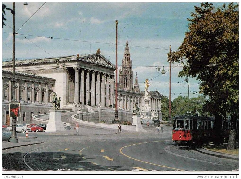 B22425 Tramway Old Tram Wien Austria Used Perfect Shape - Strassenbahnen