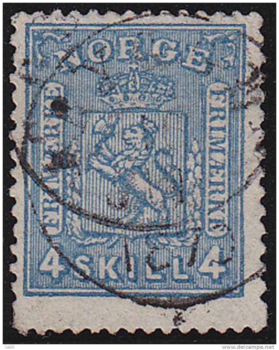 NORWAY 1867 - 4 Skilling «Coat Of Arms». Nice Quality Without Any Hidden Faults ! - Usati