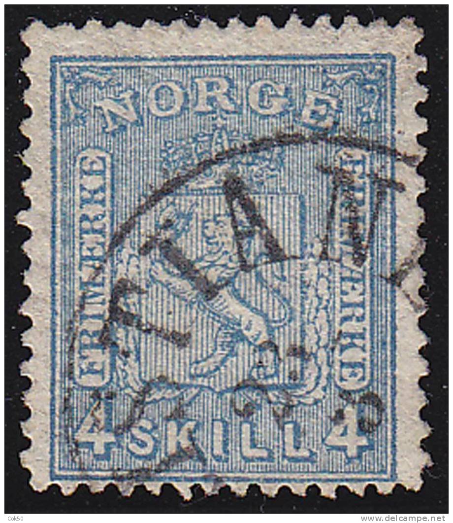 NORWAY 1867 - 4 Skilling «Coat Of Arms». Nice Quality Without Any Hidden Faults ! - Gebruikt