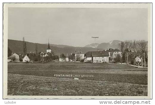 Fontaines - Vue Générale Vers Le Chasseral        1937 - Fontaines