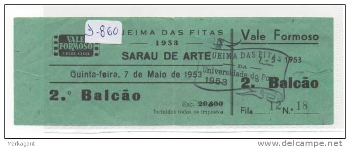 Porto - Queima Das Fitas 1953 - Caixa # 9 - Obj. 'Souvenir De'