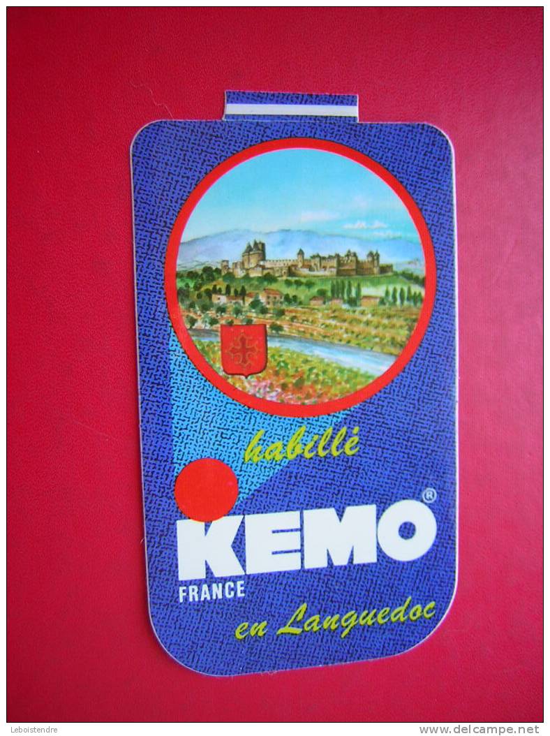 THEMES AUTOCOLLANTS-AUTO-COLLANT-PUBLICITAIRE-HABILLE -KEMO FRANCE EN LANGUEDOC -  PHOTO RECTO / VERSO - Autocollants