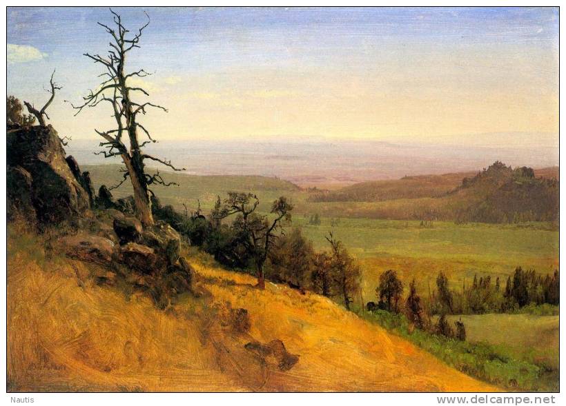 Art Print Reproduction On Original Painting Canvas, New Picture, Bierstadt, Wasatch Mountains, Nebraska - Prints & Engravings