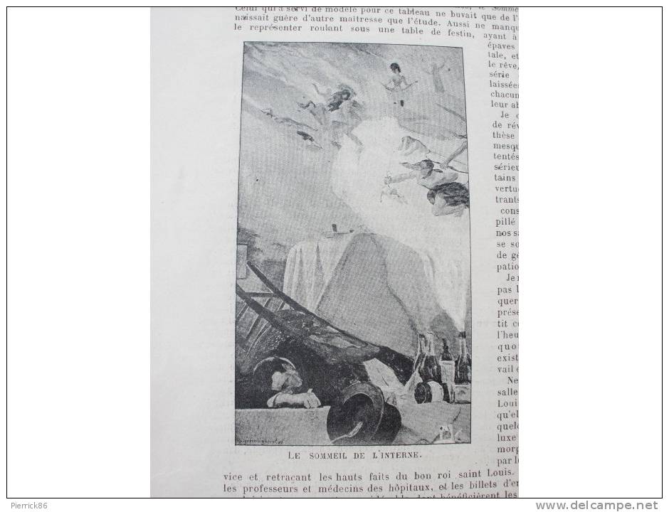 1893 LE ROI DE SIAM ET SES ENFANTS BANGKOK LA JOURNEE D'UN MARIN SALLE DE GARDE HOPITAUX DE PARIS BEAUJON SAINT LOUIS