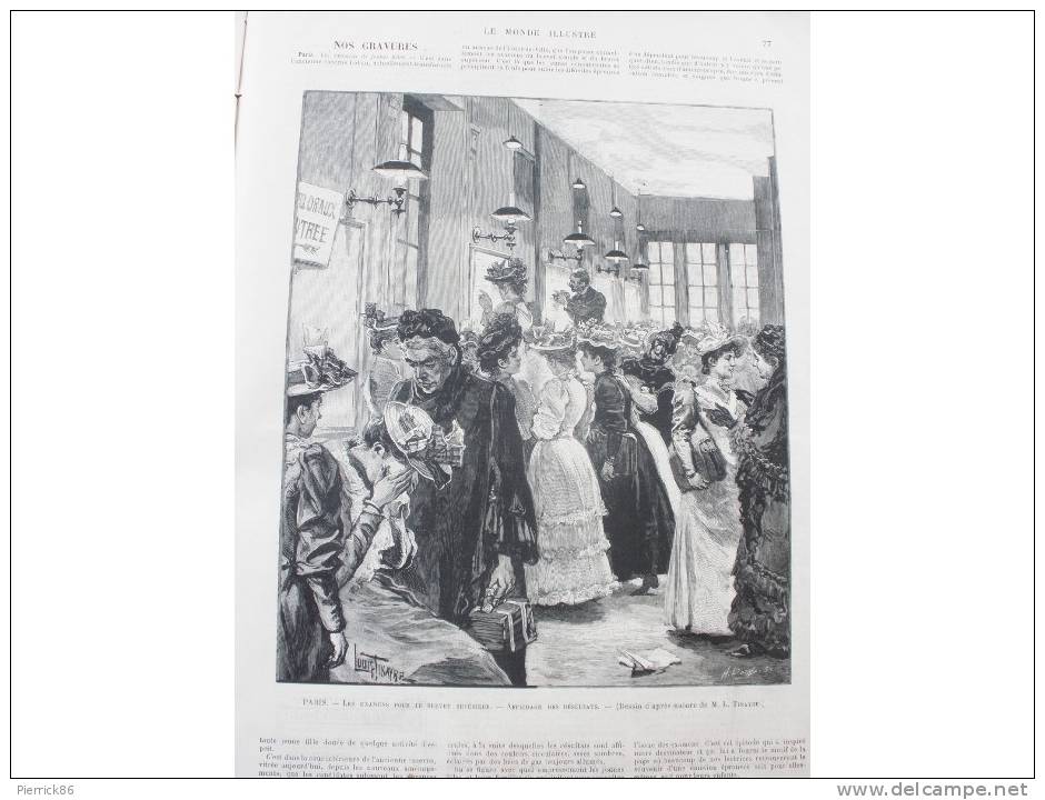 1893 LE ROI DE SIAM ET SES ENFANTS BANGKOK LA JOURNEE D'UN MARIN SALLE DE GARDE HOPITAUX DE PARIS BEAUJON SAINT LOUIS