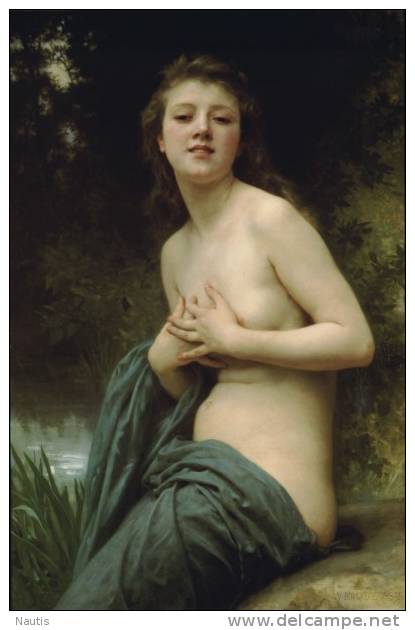 Art Print Reproduction On Original Painting Canvas, New Picture, Bouguereau, Spring Breeze - Prints & Engravings