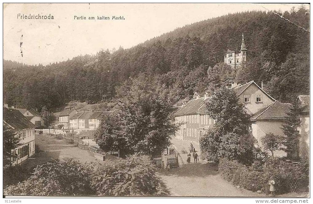 FRIEDRICHRODA  -    Partie Am Kalten Markt - Friedrichroda