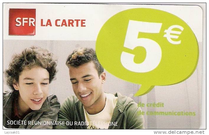 Reunion  SFR LA CARTE 5 Euro - Réunion