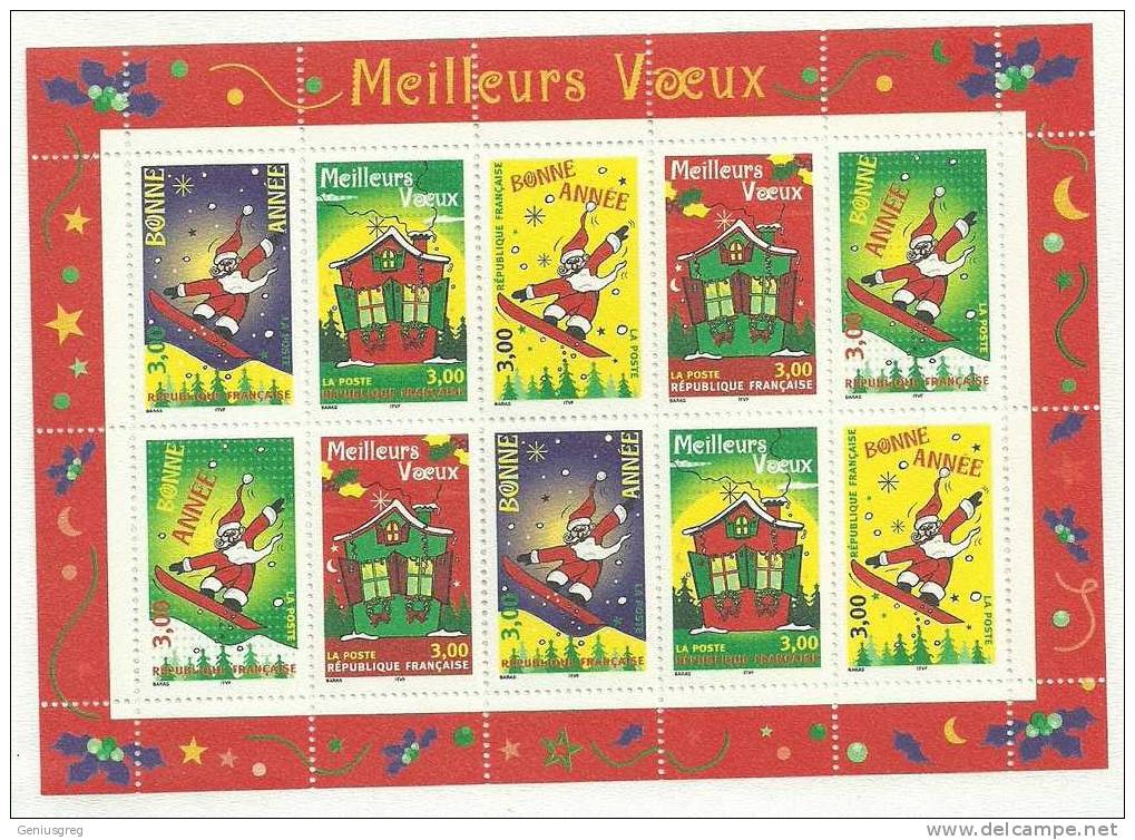 1998 Bloc Meilleurs Voeux** - YT Bloc 21 - Unused Stamps