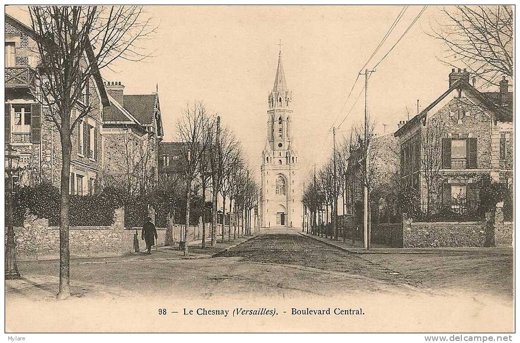 Cpa Le Chesnay Boulevard Central - Le Chesnay