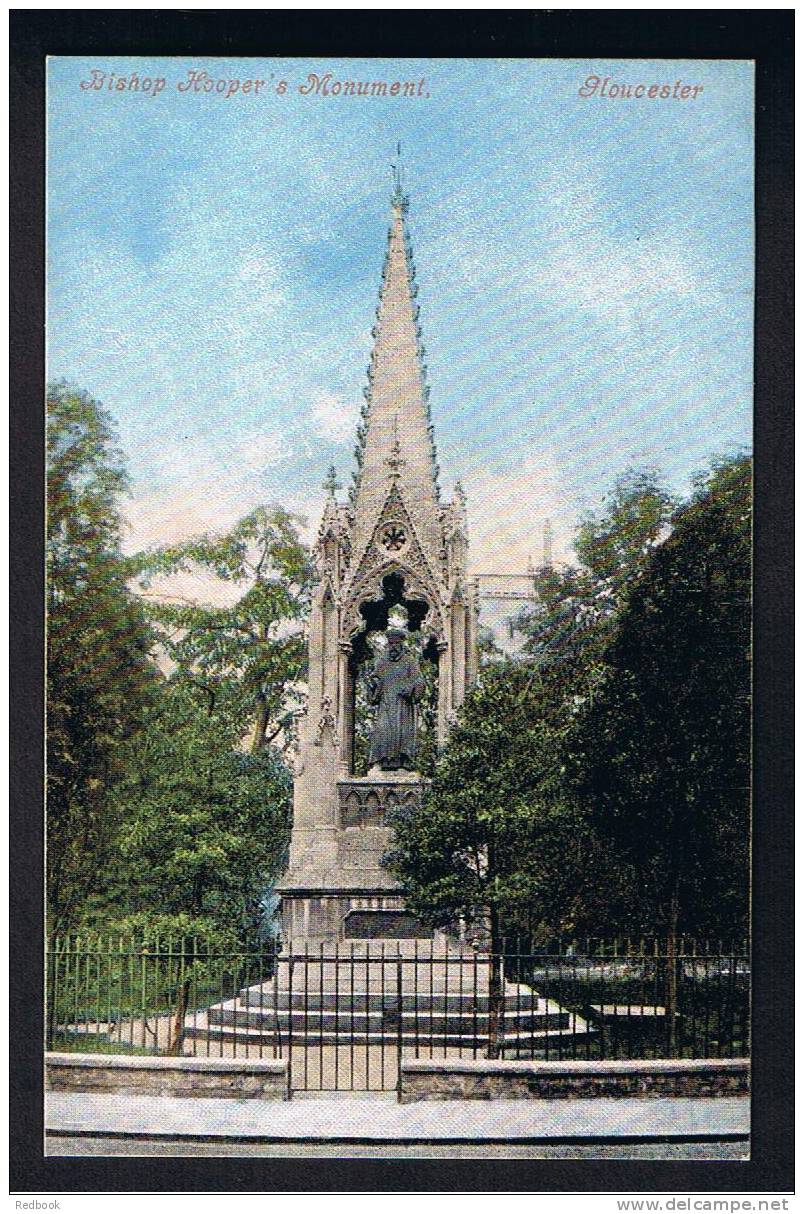 RB 715 - Early Postcard - Bishop Hooper's Monument - Gloucester - Gloucester