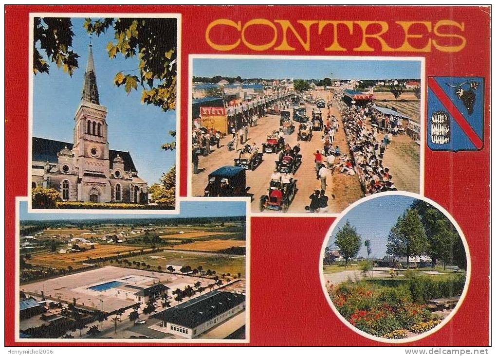 Loir Et Cher - Contres , Les 3 Heures Voitures Anciennes, Ed Photo Cim - Contres