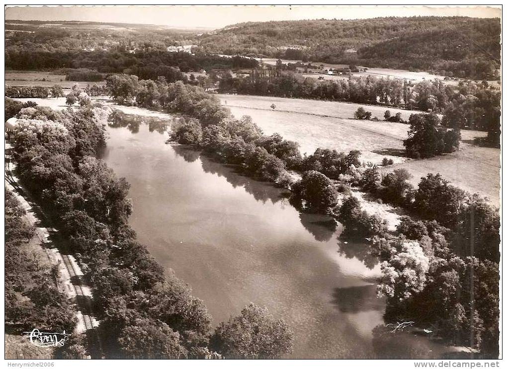 Eure - La Croix Leufroy , Vue Aérienne De L'étang Et Ligne De Chemin De Fer En 1960, Ed Photo Cim - Sonstige & Ohne Zuordnung