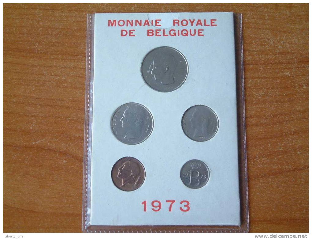 MUNTENSET (French) 1973 FRANS - M/MS4 ( 15.000 Ex. FR / For Grade, Please See Photo ) ! - FDC, BU, BE, Astucci E Ripiani