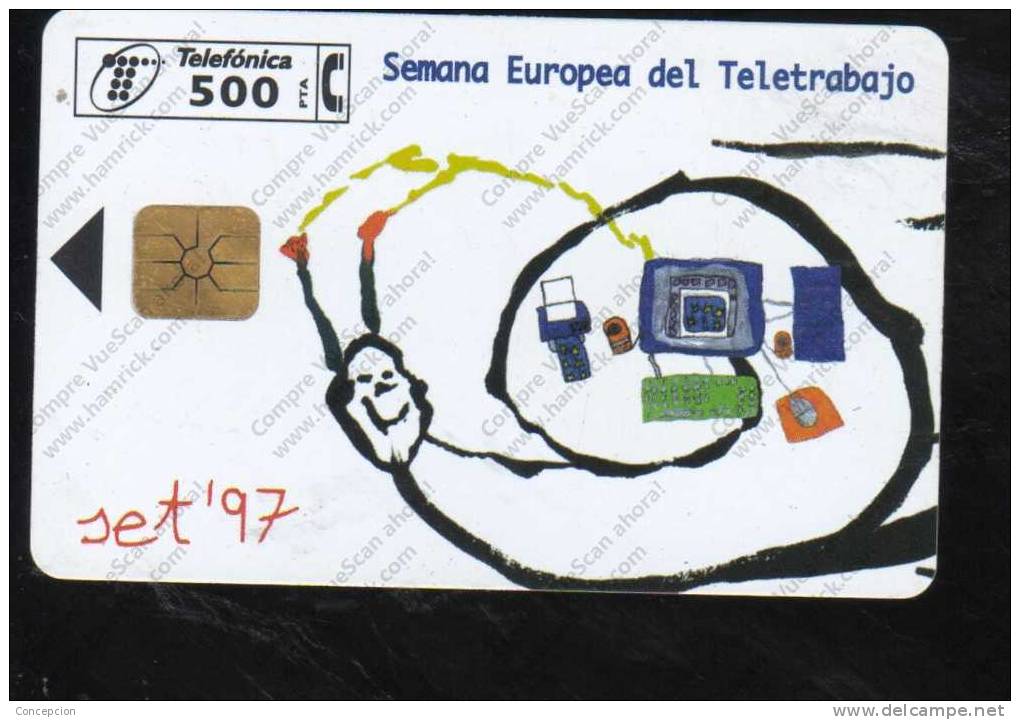 TARJETAS  TELEFONICA  PRIVADA N 294 TIRADA  6000 - Emisiones Privadas