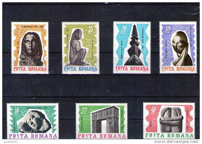 1967 BRANCUSI YV-2292/2298 MNH 9 EURO - Ongebruikt