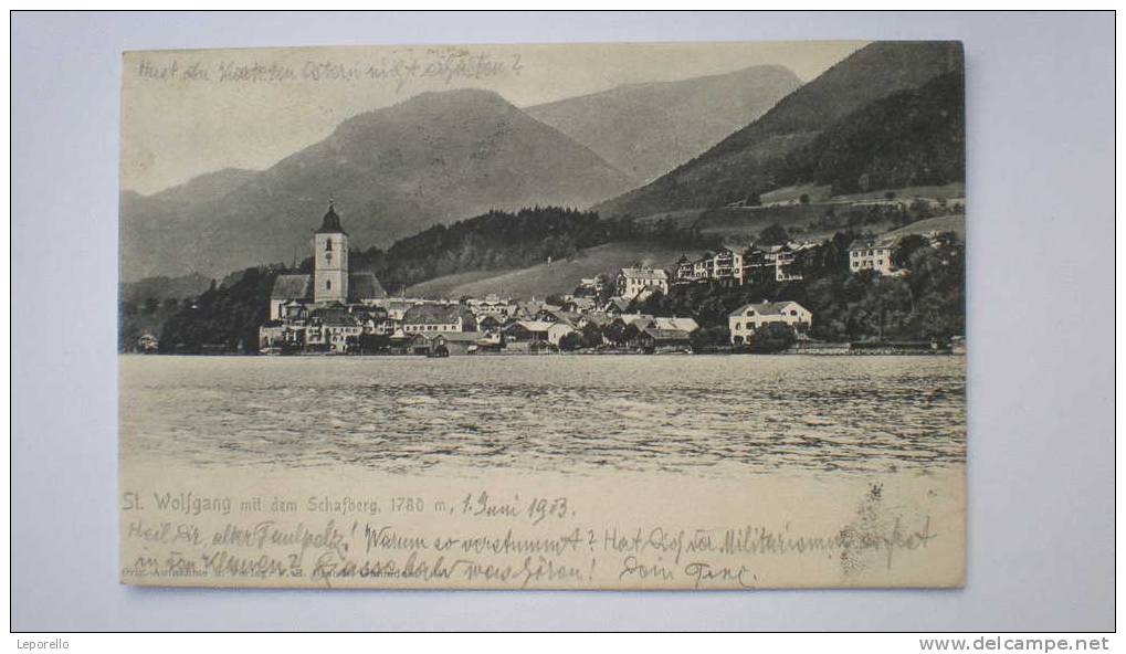 AK ST.WOLFGANG OÖ 1903  ///  D*1004 - St. Wolfgang