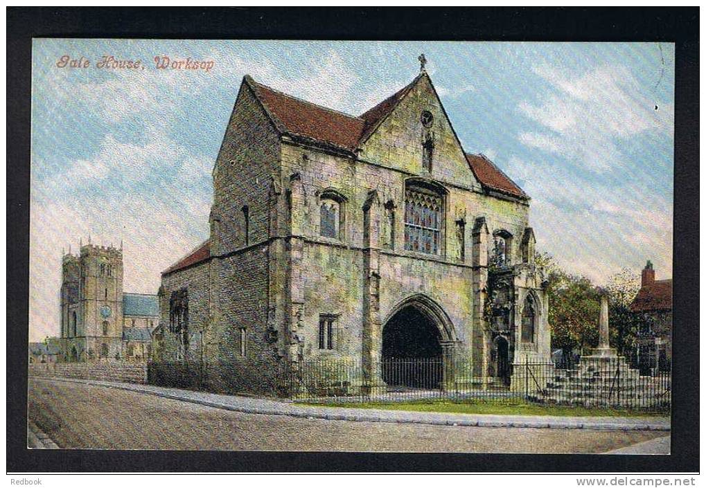 RB 716 - Early Postcard Gate House Worksop Nottinghamshire - Otros & Sin Clasificación