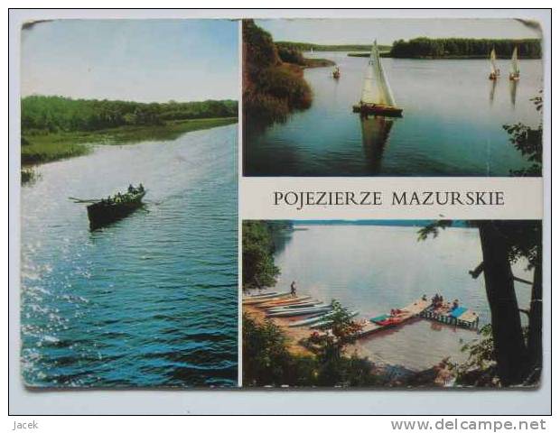 Masurische Seenplatte  Boats 1970 Year - Péniches