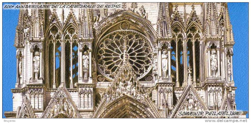 SOUVENUR PHILATELIQUE** De 2011 "800e Anniversaire De La Cathédrale De Reims" Avec Son Encart (sous Blister) - Blocs Souvenir