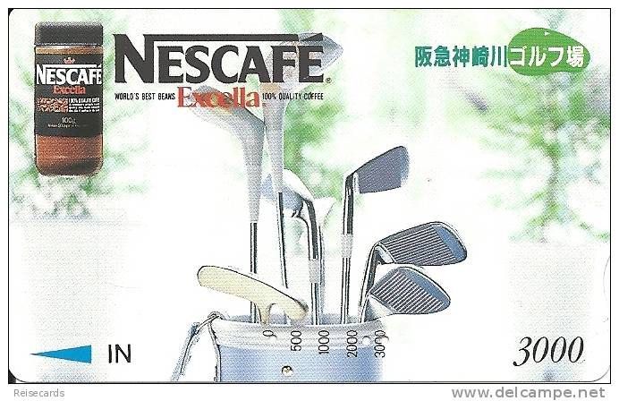 Japan Prepaid. Nestlé,  Nescafé Excella. Golf - Sonstige & Ohne Zuordnung